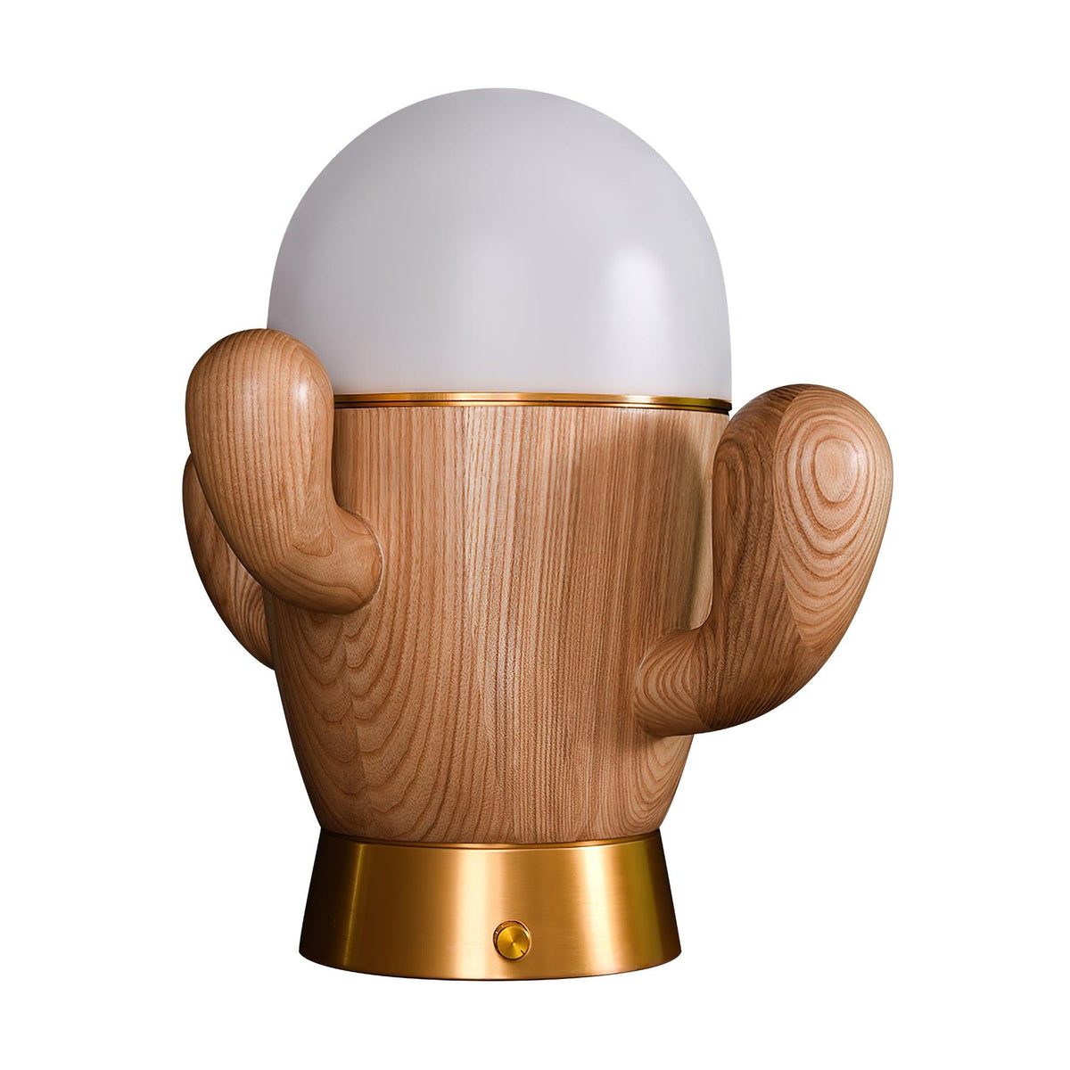 Solivice Lampe de Table en Bois Capricieuse