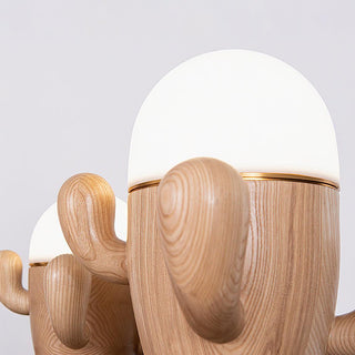 Solivice Lampe de Table en Bois Capricieuse