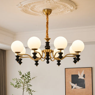 Ordore Lustre en Bois Vintage Traditionnel