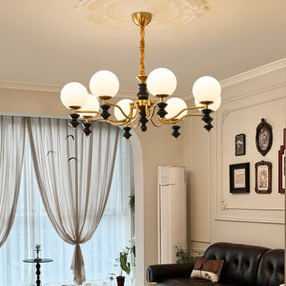 Ordore Lustre en Bois Vintage Traditionnel