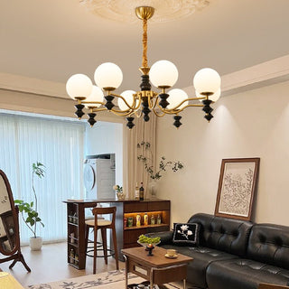 Ordore Lustre en Bois Vintage Traditionnel