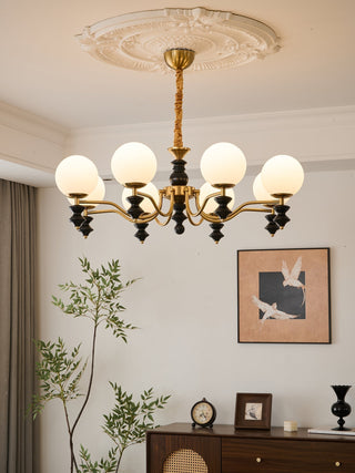 Ordore Lustre en Bois Vintage Traditionnel