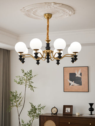 Ordore Lustre en Bois Vintage Traditionnel