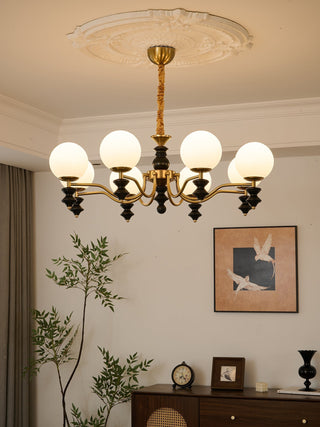 Ordore Lustre en Bois Vintage Traditionnel
