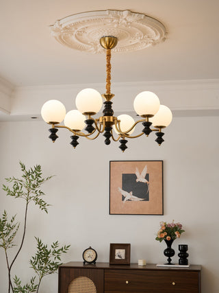 Ordore Lustre en Bois Vintage Traditionnel