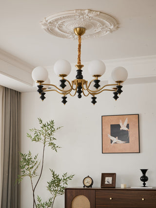 Ordore Lustre en Bois Vintage Traditionnel