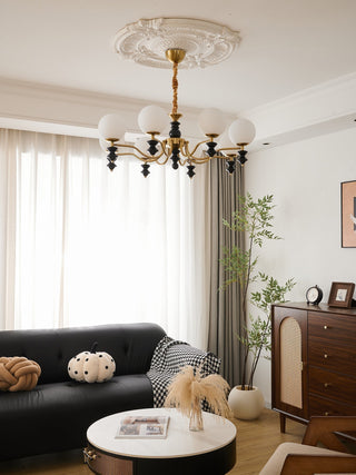 Ordore Lustre en Bois Vintage Traditionnel