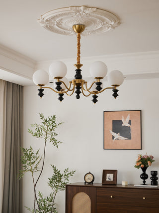 Ordore Lustre en Bois Vintage Traditionnel