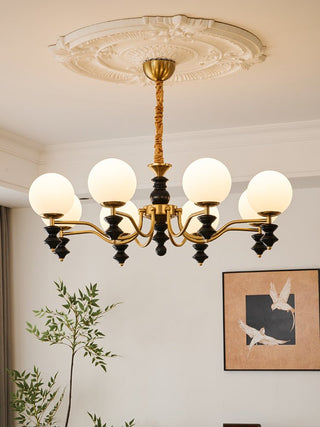 Ordore Lustre en Bois Vintage Traditionnel