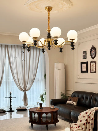 Ordore Lustre en Bois Vintage Traditionnel
