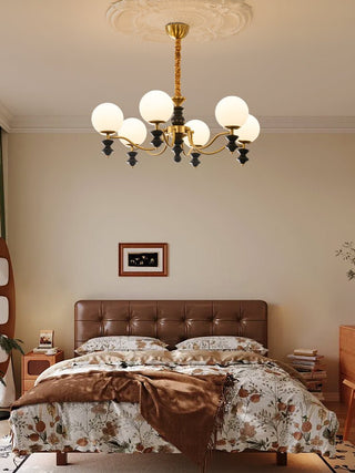 Ordore Lustre en Bois Vintage Traditionnel