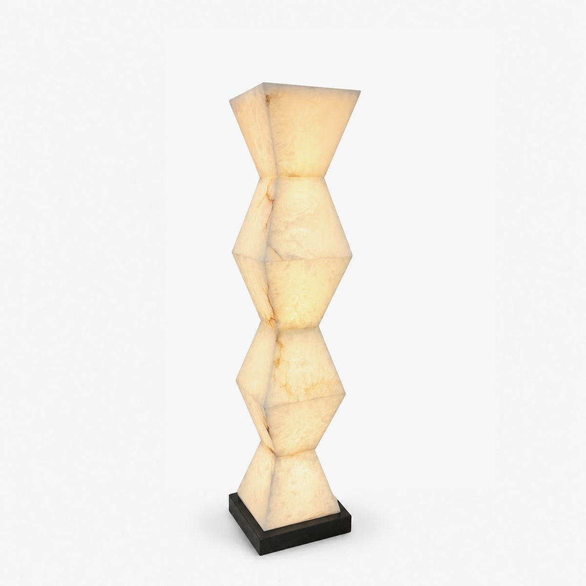 Cairn Alabaster Floor Lamp-Neutral Decor