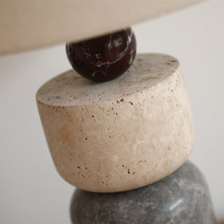 Cairn Marble Table Lamp-Neutral Decor