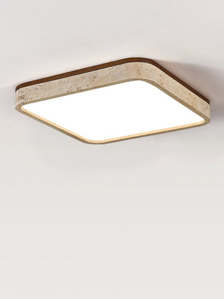 Calden Travertine Ceiling Lamp-Neutral Decor