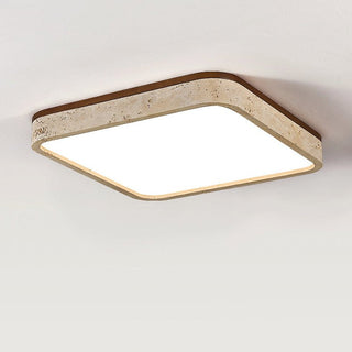 Calden Travertine Ceiling Lamp-Neutral Decor