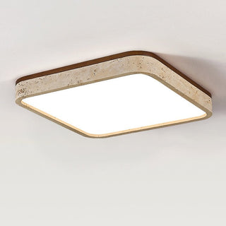 Calden Travertine Ceiling Lamp-Neutral Decor