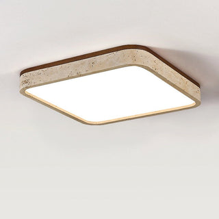 Calden Travertine Ceiling Lamp-Neutral Decor
