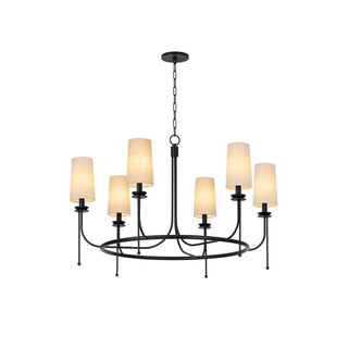 Aurora Lustre en Laiton et Tissu Style Industriel Vintage