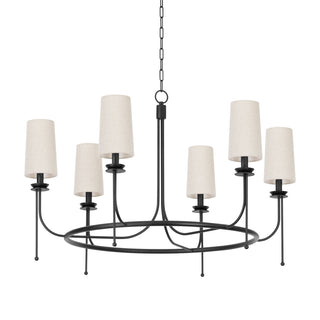 Aurora Lustre en Laiton et Tissu Style Industriel Vintage