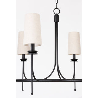 Aurora Lustre en Laiton et Tissu Style Industriel Vintage