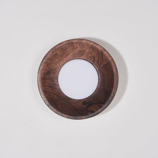 Lustra Lampe Murale Bois de Noyer Acrylique