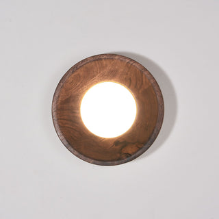 Lustra Lampe Murale Bois de Noyer Acrylique