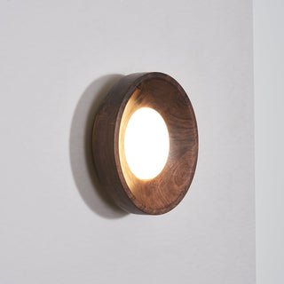 Lustra Lampe Murale Bois de Noyer Acrylique