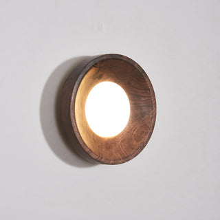 Lustra Lampe Murale Bois de Noyer Acrylique