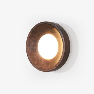 Lustra Lampe Murale Bois de Noyer Acrylique