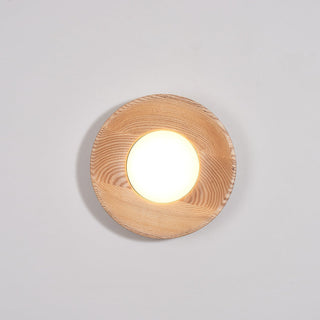 Lustra Lampe Murale Bois de Noyer Acrylique