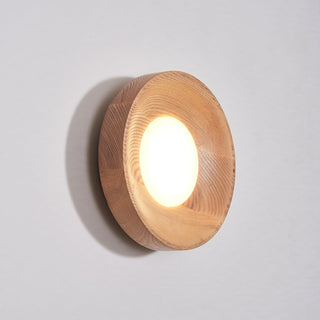 Lustra Lampe Murale Bois de Noyer Acrylique