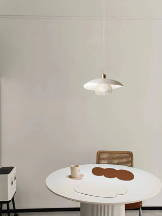 Floyd Lampe Suspendue en Métal Blanc Style Minimaliste Moderne Dynam