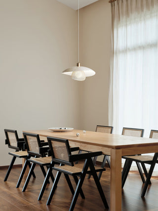 Floyd Lampe Suspendue en Métal Blanc Style Minimaliste Moderne Dynam