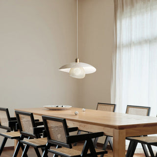 Floyd Lampe Suspendue en Métal Blanc Style Minimaliste Moderne Dynam