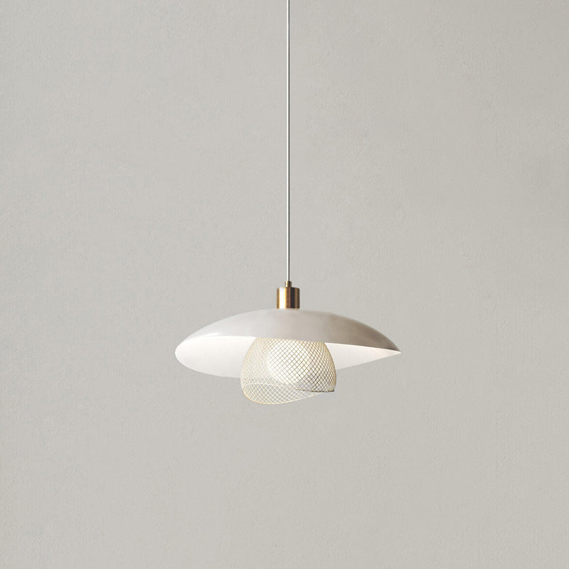 Floyd Lampe Suspendue en Métal Blanc Style Minimaliste Moderne Dynam