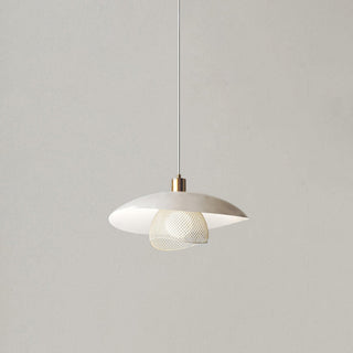 Floyd Lampe Suspendue en Métal Blanc Style Minimaliste Moderne Dynam