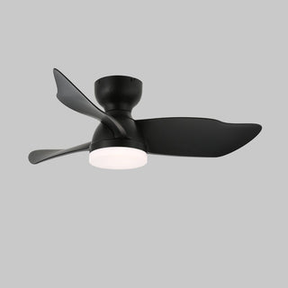 Plafonnier Ventilateur Mirella Argent et Bois