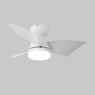 Plafonnier Ventilateur Mirella Argent et Bois