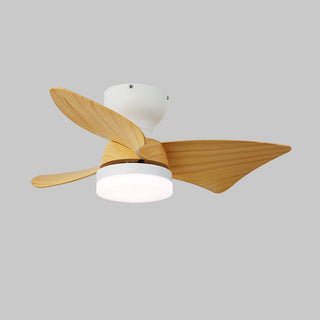 Plafonnier Ventilateur Mirella Argent et Bois