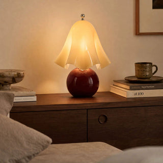 Velara Glass Table Lamp-Neutral Decor