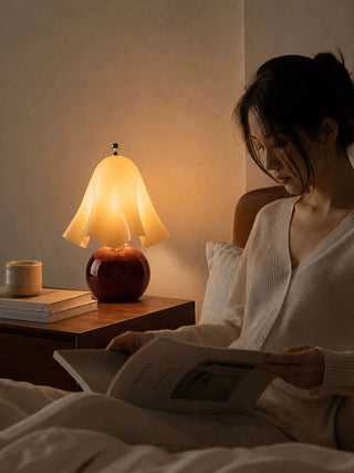 Velara Glass Table Lamp-Neutral Decor