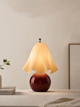 Velara Glass Table Lamp-Neutral Decor