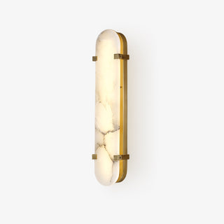 Lunaris Applique Murale Ovale Minimaliste en Albâtre