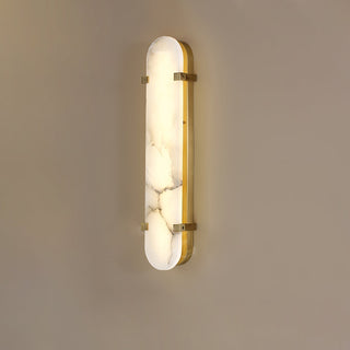 Lunaris Applique Murale Ovale Minimaliste en Albâtre