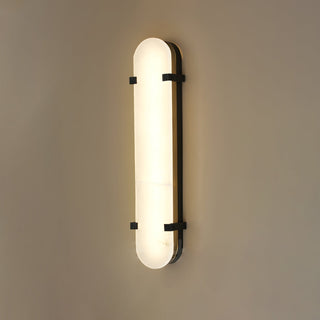 Lunaris Applique Murale Ovale Minimaliste en Albâtre