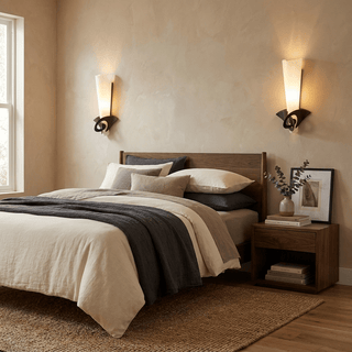Calla Glass Wall Sconce-Neutral Decor
