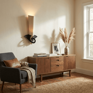 Calla Glass Wall Sconce-Neutral Decor