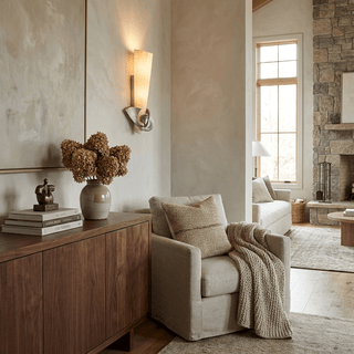 Calla Glass Wall Sconce-Neutral Decor