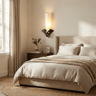 Calla Glass Wall Sconce-Neutral Decor