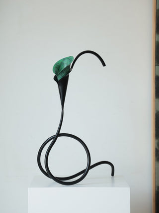 Calla Lily Candle Holder-Neutral Decor